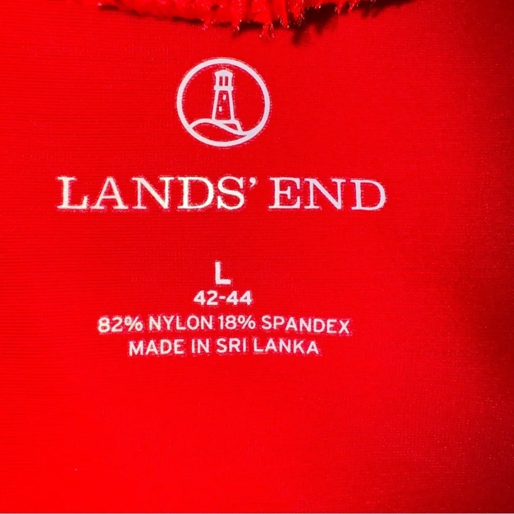 Lands End bright red